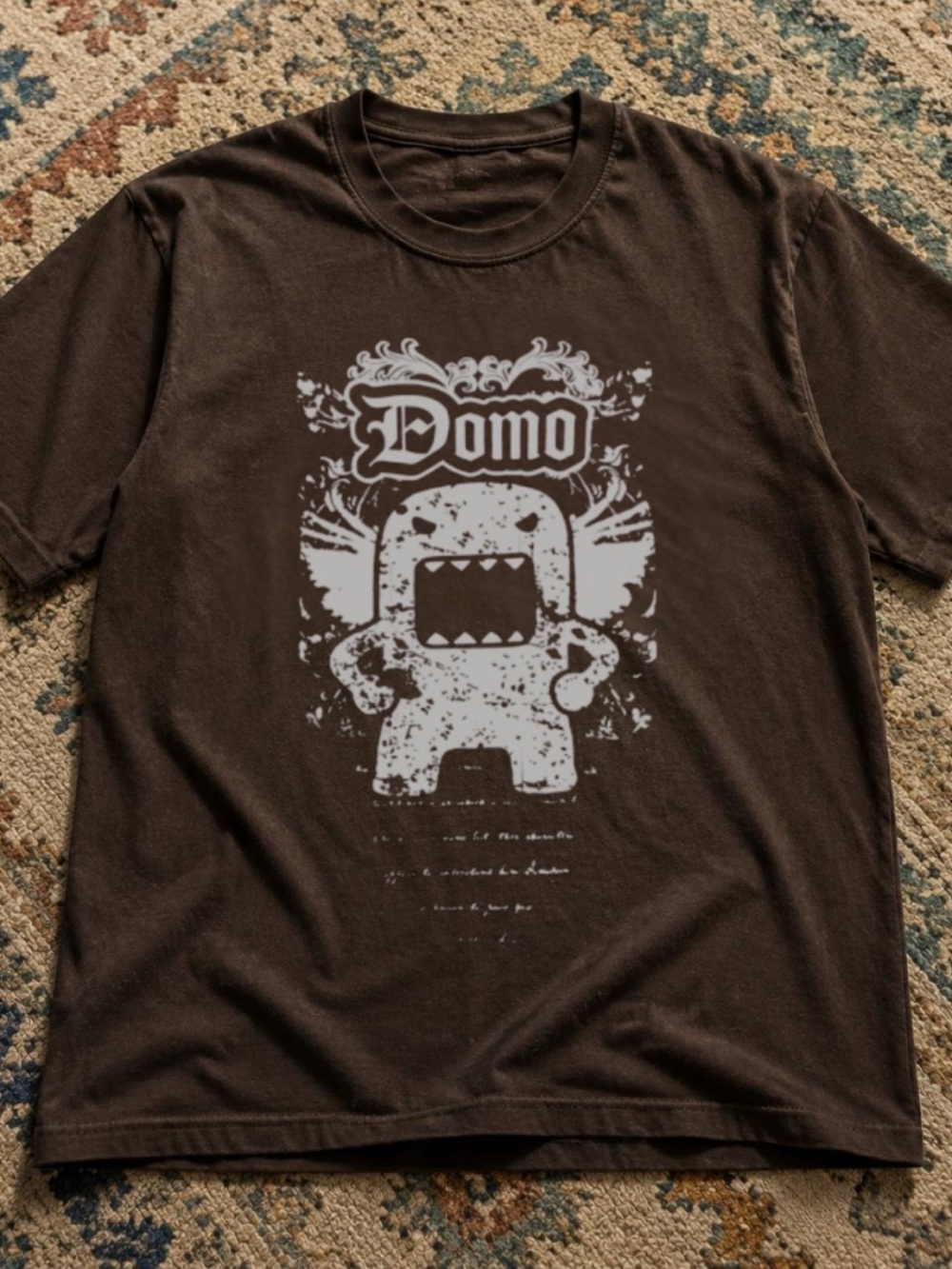 Gildan Brown Domo Graphic Short Sleeve Tee